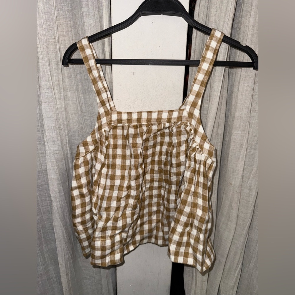 Little Peanut Gingham Apron Dress fall and winter dress